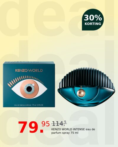 KENZO WORLD INTENSE eau de parfum spray 75 ml