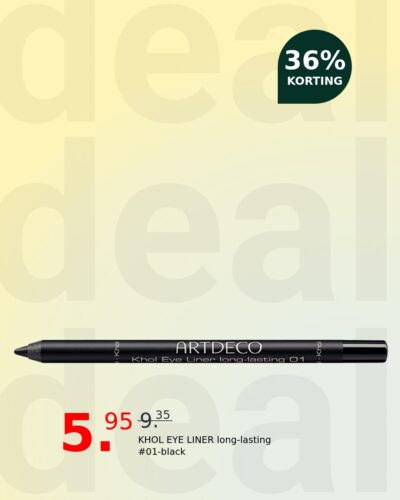 KHOL EYE LINER long-lasting #01-black