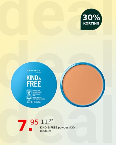 KIND & FREE powder #30-medium