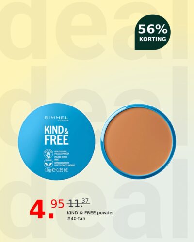 KIND & FREE powder #40-tan