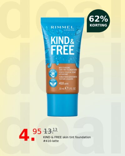 KIND & FREE skin tint foundation #410-latte