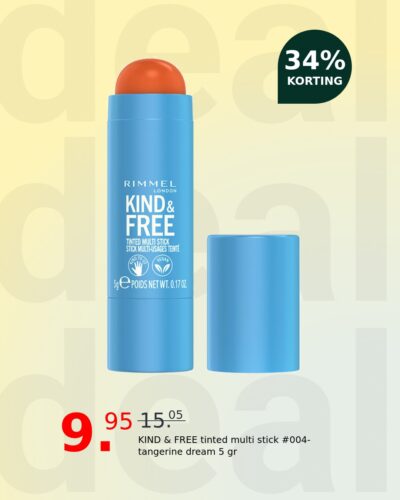 KIND & FREE tinted multi stick #004-tangerine dream 5 gr