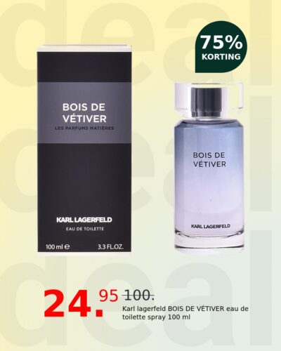 Karl lagerfeld BOIS DE VÉTIVER eau de toilette spray 100 ml