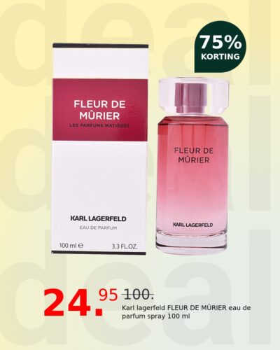 Karl lagerfeld FLEUR DE MÛRIER eau de parfum spray 100 ml