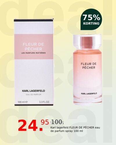 Karl lagerfeld FLEUR DE PÊCHER eau de parfum spray 100 ml