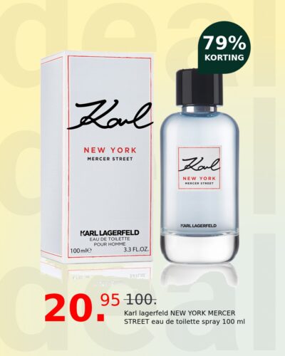 Karl lagerfeld NEW YORK MERCER STREET eau de toilette spray 100 ml