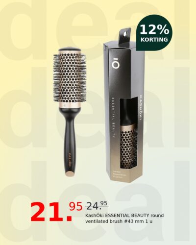 KashŌki ESSENTIAL BEAUTY round ventilated brush #43 mm 1 u