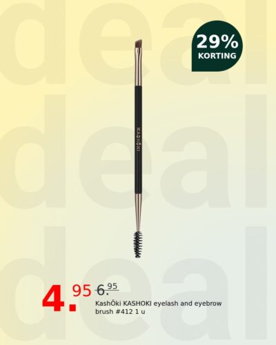 KashŌki KASHOKI eyelash and eyebrow brush #412 1 u