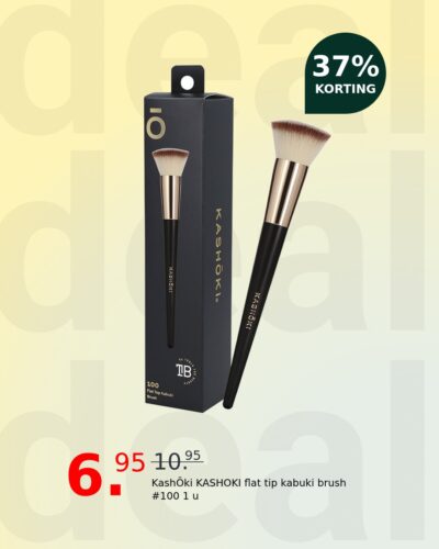 KashŌki KASHOKI flat tip kabuki brush #100 1 u