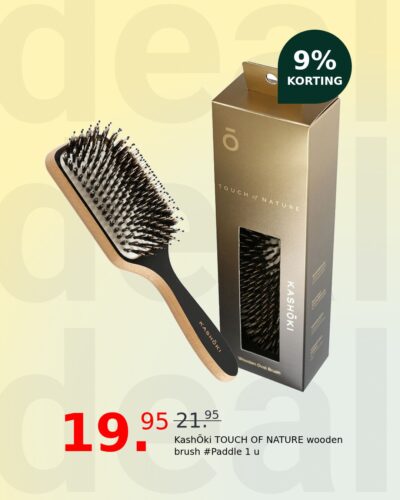 KashŌki TOUCH OF NATURE wooden brush #Paddle 1 u