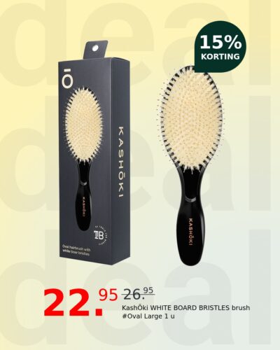 KashŌki WHITE BOARD BRISTLES brush #Oval Large 1 u