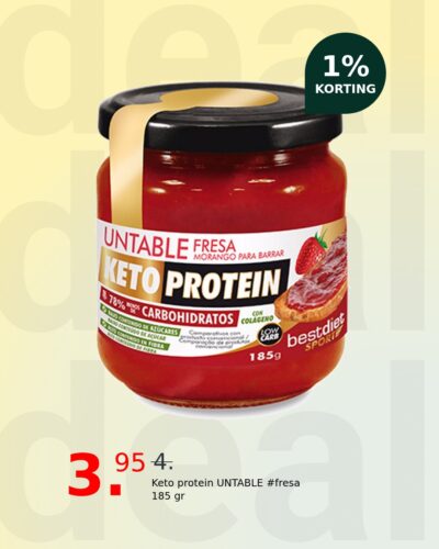 Keto protein UNTABLE #fresa 185 gr