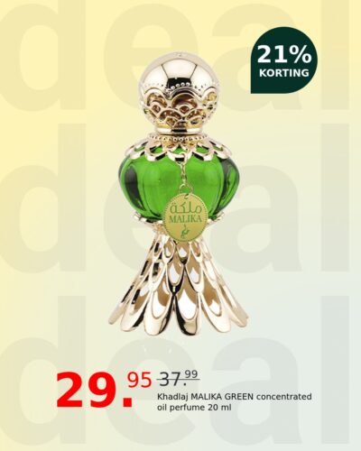Khadlaj MALIKA GREEN concentrated oil perfume 20 ml