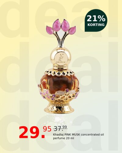 Khadlaj PINK MUSK concentrated oil perfume 20 ml