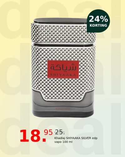 Khadlaj SHIYAAKA SILVER edp vapo 100 ml
