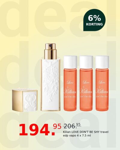 Kilian LOVE DON'T BE SHY travel edp vapo 4 x 7.5 ml