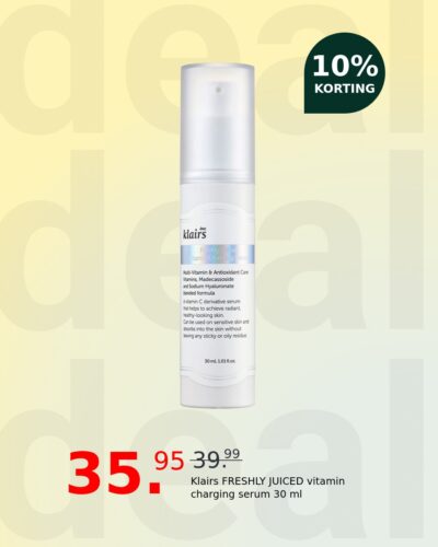 Klairs FRESHLY JUICED vitamin charging serum 30 ml
