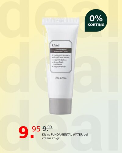 Klairs FUNDAMENTAL WATER gel cream 20 gr