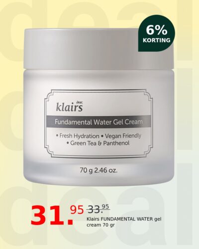 Klairs FUNDAMENTAL WATER gel cream 70 gr