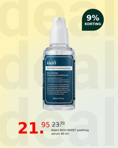 Klairs RICH MOIST soothing serum 80 ml