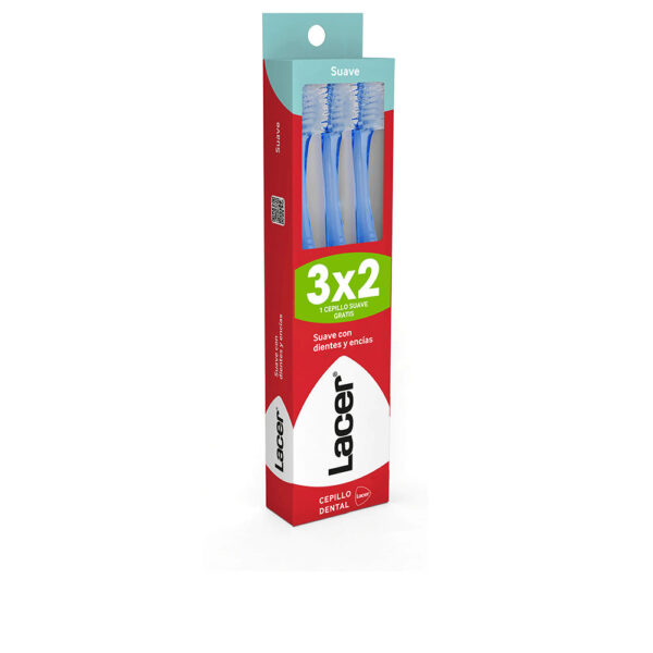 Lacer SOFT TOOTHBRUSH pack of 3 units