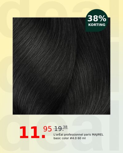 L'orÉal professionnel paris MAJIREL basic color #4.0 60 ml