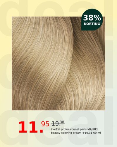 L'orÉal professionnel paris MAJIREL beauty coloring cream #10.31 60 ml