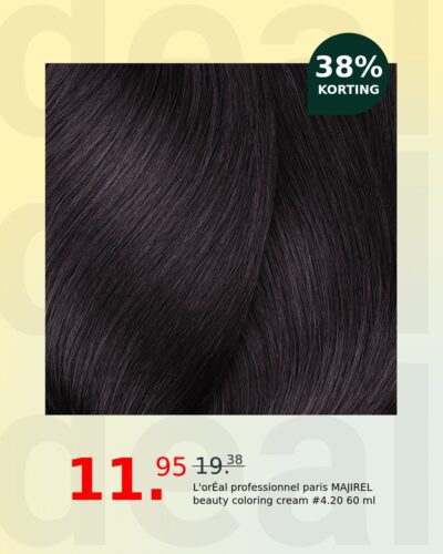 L'orÉal professionnel paris MAJIREL beauty coloring cream #4.20 60 ml