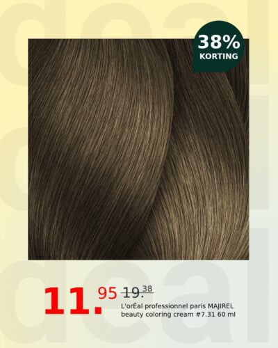 L'orÉal professionnel paris MAJIREL beauty coloring cream #7.31 60 ml
