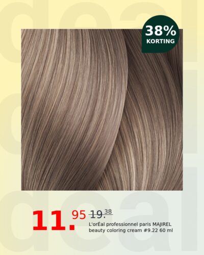 L'orÉal professionnel paris MAJIREL beauty coloring cream #9.22 60 ml