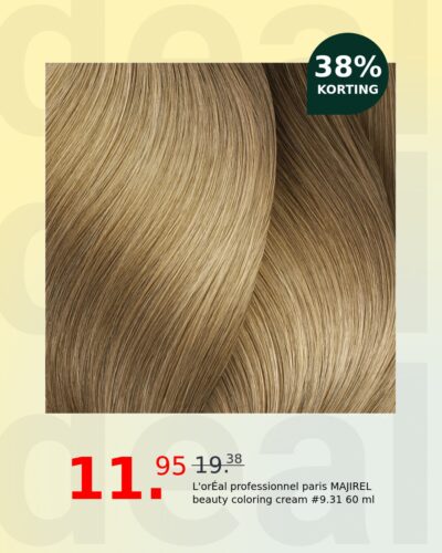 L'orÉal professionnel paris MAJIREL beauty coloring cream #9.31 60 ml