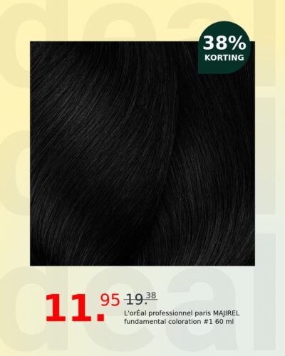 L'orÉal professionnel paris MAJIREL fundamental coloration #1 60 ml