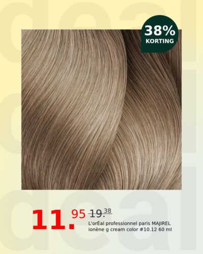 L'orÉal professionnel paris MAJIREL ionène g cream color #10.12 60 ml