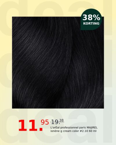 L'orÉal professionnel paris MAJIREL ionène g cream color #2.10 60 ml