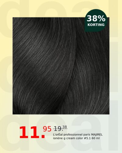 L'orÉal professionnel paris MAJIREL ionène g cream color #5.1 60 ml