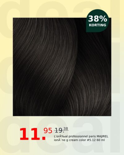 L'orÉal professionnel paris MAJIREL ionène g cream color #5.12 60 ml