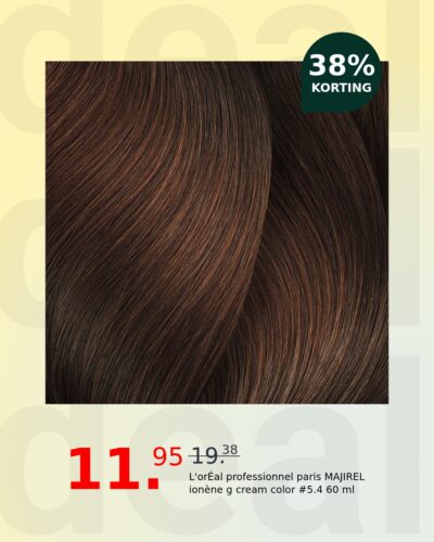 L'orÉal professionnel paris MAJIREL ionène g cream color #5.4 60 ml