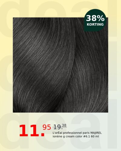 L'orÉal professionnel paris MAJIREL ionène g cream color #6.1 60 ml