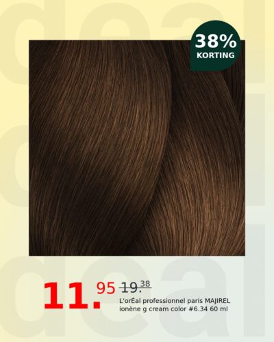 L'orÉal professionnel paris MAJIREL ionène g cream color #6.34 60 ml