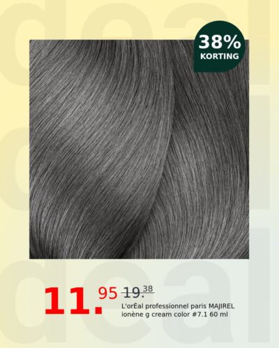 L'orÉal professionnel paris MAJIREL ionène g cream color #7.1 60 ml