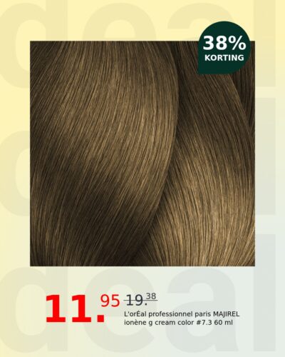 L'orÉal professionnel paris MAJIREL ionène g cream color #7.3 60 ml