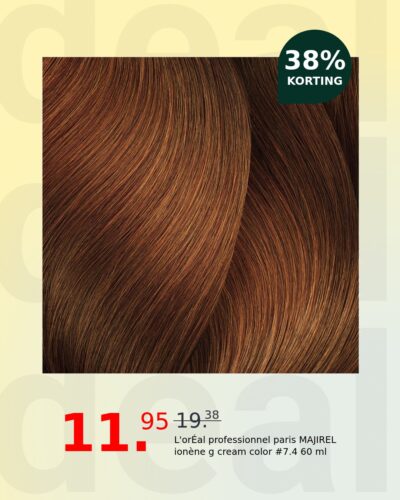 L'orÉal professionnel paris MAJIREL ionène g cream color #7.4 60 ml