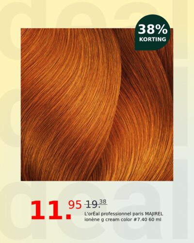 L'orÉal professionnel paris MAJIREL ionène g cream color #7.40 60 ml