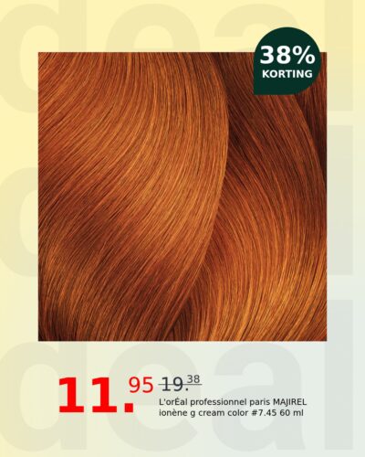 L'orÉal professionnel paris MAJIREL ionène g cream color #7.45 60 ml
