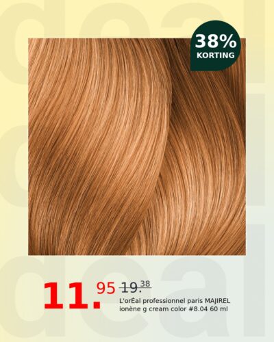 L'orÉal professionnel paris MAJIREL ionène g cream color #8.04 60 ml