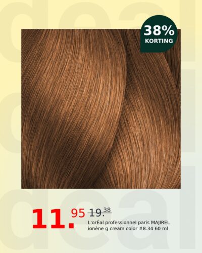 L'orÉal professionnel paris MAJIREL ionène g cream color #8.34 60 ml