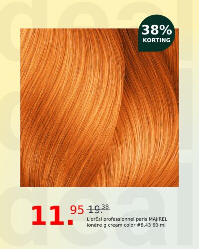 L'orÉal professionnel paris MAJIREL ionène g cream color #8.43 60 ml