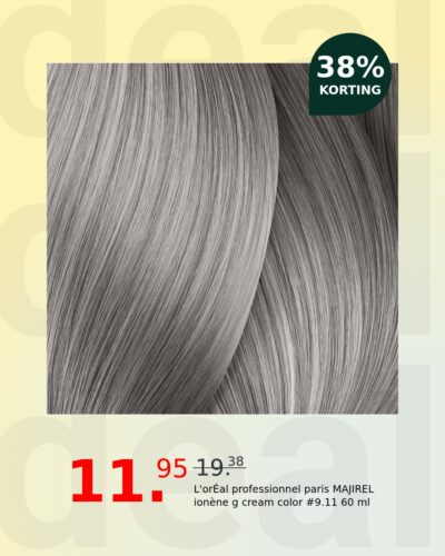 L'orÉal professionnel paris MAJIREL ionène g cream color #9.11 60 ml