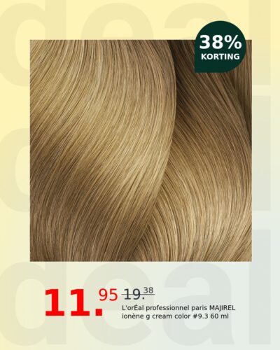 L'orÉal professionnel paris MAJIREL ionène g cream color #9.3 60 ml