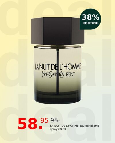 LA NUIT DE L'HOMME eau de toilette spray 60 ml